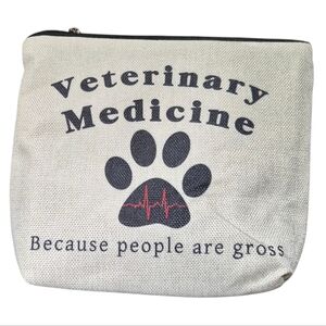 Veterinary Medicine Padded Zip Pouch